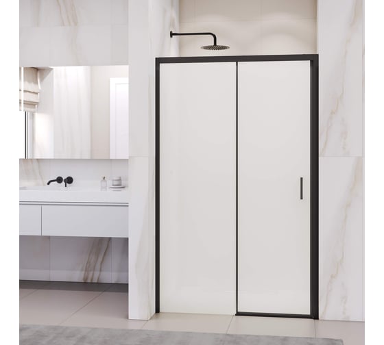 Изображение товара Душевая дверь RGW PA-017-B 180х195, черный/матовое/6 мм Easy 350801718-24