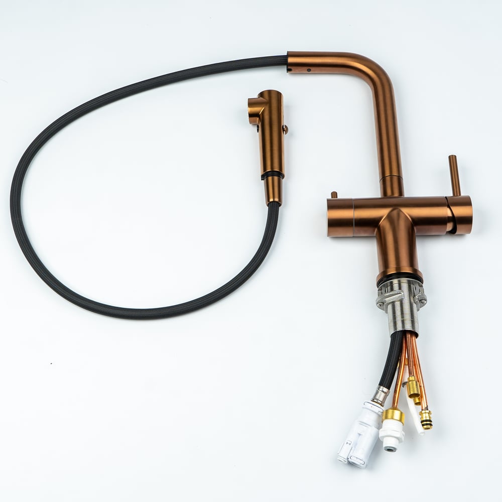 Изображение товара Современный однорычажный смеситель для кухни Grandex AQUA Integra-SP COPPER 9020492