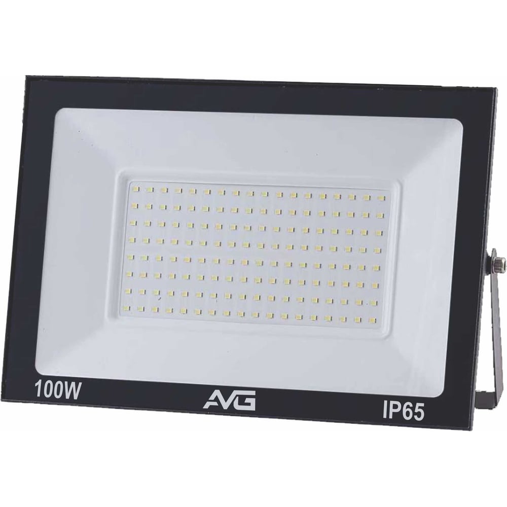 Изображение товара Прожектор светодиодный AVG Серия 6 100Вт IP65 9500 люмен холодный белый черный