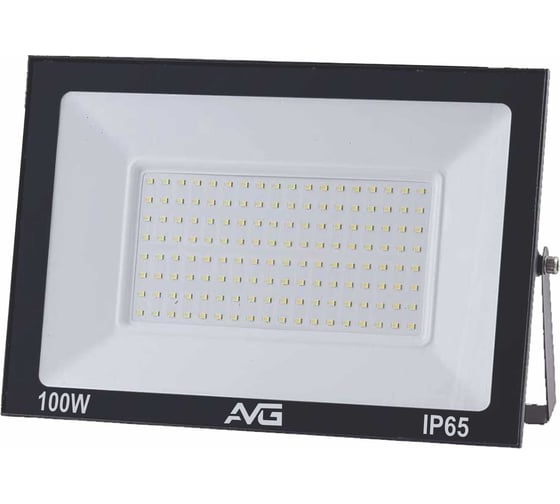 Изображение товара Прожектор светодиодный AVG СЕРИЯ 6 SDO-6 100Вт, 200-240В, 6500К, 195x30x140мм, IP65, черный СЕРИЯ 6 100ВТ