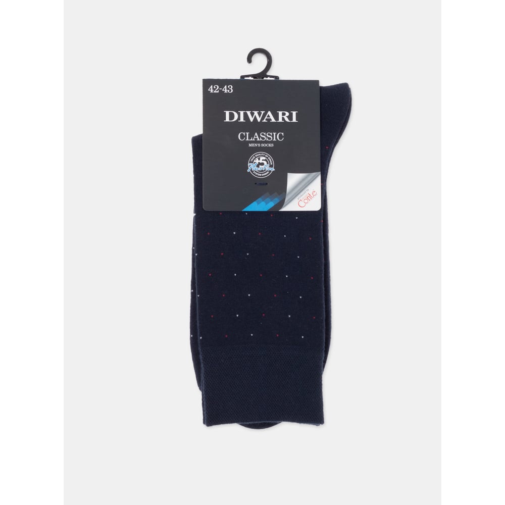 Изображение товара Мужские носки DIWARI CLASSIC 23C-154СП темно-синие размер 44-45