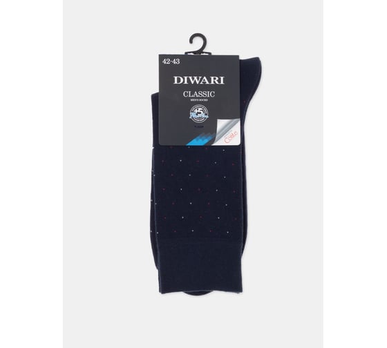 Изображение товара Носки мужские DIWARI CLASSIC 23C-154СП рис. 204 р-р 44-45, темно-синий 1001332540050027204
