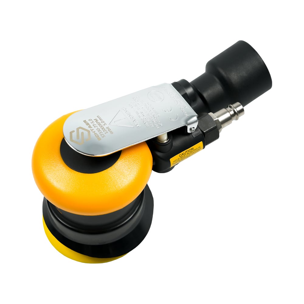 Изображение товара Пневматическая шлифмашинка SCHTAER с ЦСП и эксцентриком 5,0 мм model S7330-77-5.0