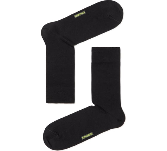 Изображение товара Носки мужские DIWARI CLASSIC 18С-226СП из органического хлопка BIOFIL р-р 40-41, черный 1001330770020012000