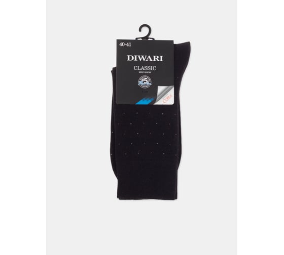 Изображение товара Носки мужские DIWARI CLASSIC 23C-154СП рис. 204, р-р 42-43, черный 1001332540030012204