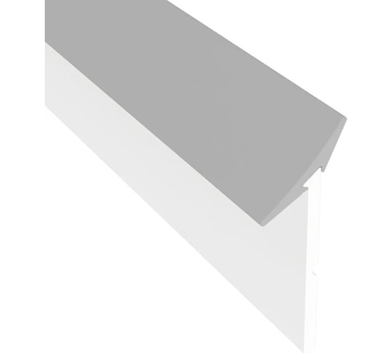 Изображение товара Плинтус гибкий KORNER СИЛИ серый, 4.2 м, 13, СИЛИ 13