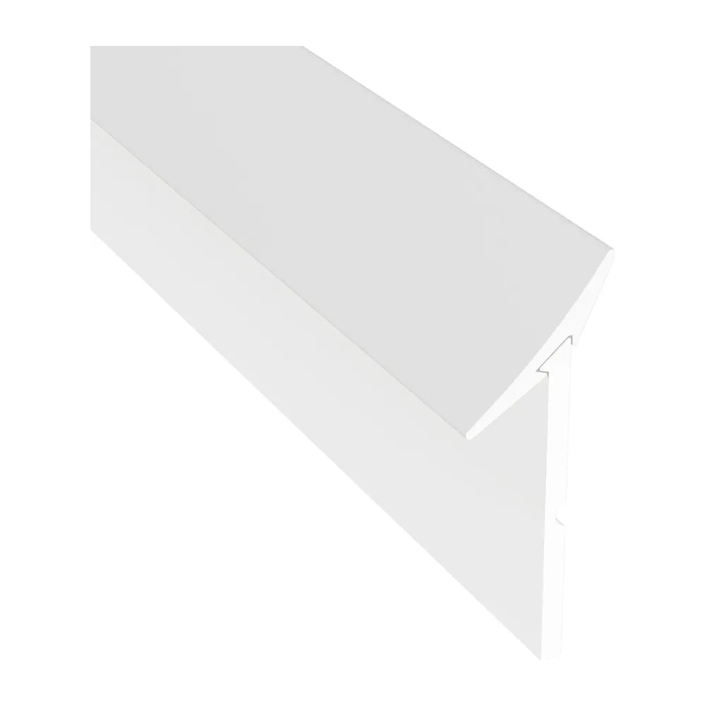 Изображение товара Гибкий плинтус KORNER СИЛИ белый 4.2 м для электрики и декора