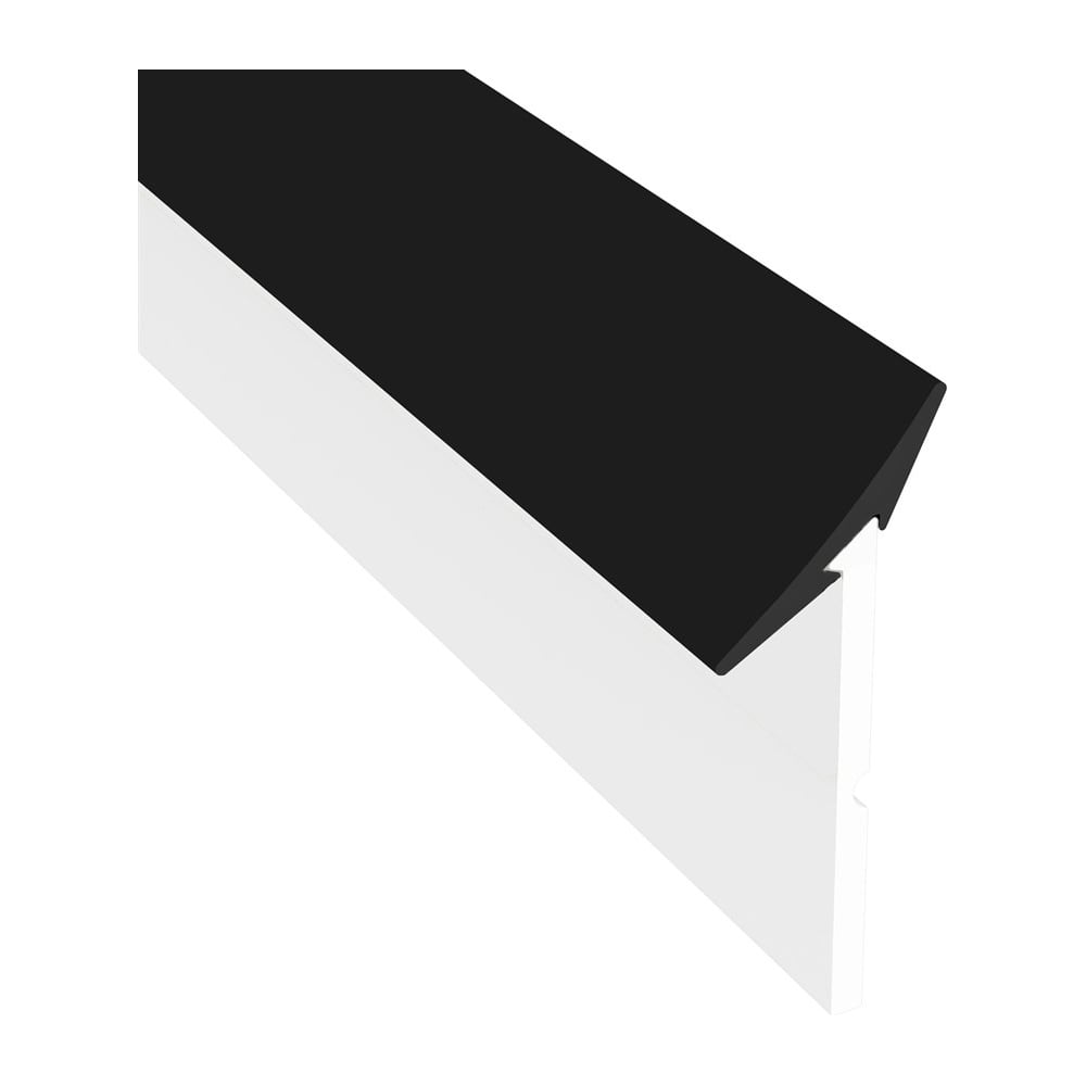 Изображение товара Гибкий плинтус KORNER СИЛИ черный 4,2 м для межкомнатных стыков