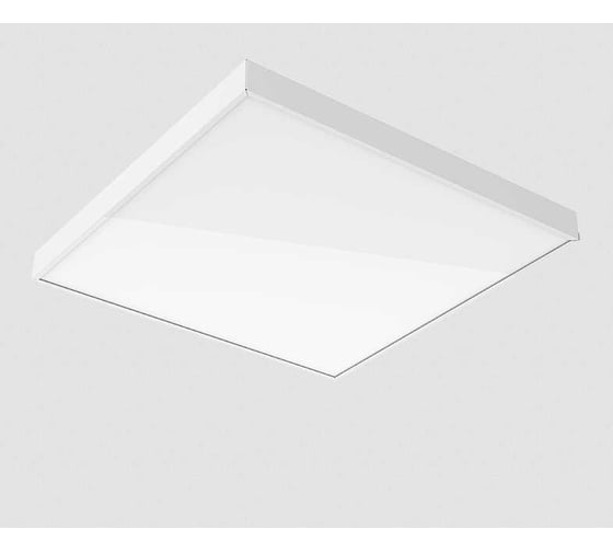 Изображение товара Люминесцентный светильник VARTON A070 4x14 офисный встраиваемый/накладной 595x595x50 мм IP20 с рассеивателем опал V1-A0-00070-20000-2056LUM