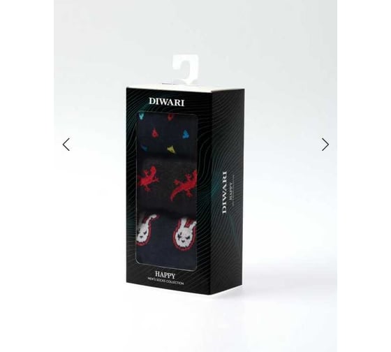 Изображение товара Носки мужские DIWARI HAPPY 20С-37СП 3 пары, рис. 767, р-р 44-45 1001332030050077767