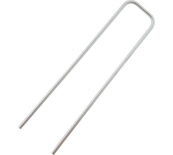 Изображение товара Скоба для мембраны ООО "ПК "СТМ" п-образная, 150x45x2.5, оцинкованная, 150 шт. 15451525150