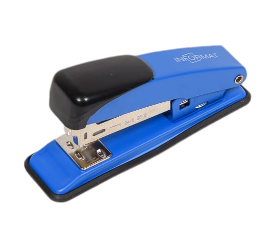 Изображение товара Степлер INFORMAT ОФИС 15 листов, № 24/6, металл, синий SBI-15Bl