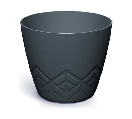 Изображение товара Кашпо Prosperplast DARE120 S433 Areco d 12 см, h 10 см, 800 мл, антрацит 072372