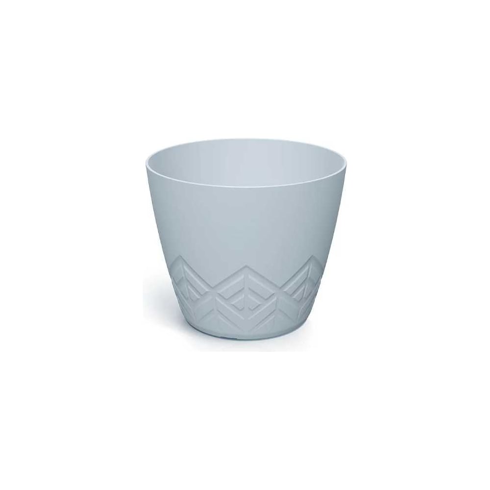 Изображение товара Кашпо Prosperplast DARE120 443U Areco d 12 см, h 10 см, 800 мл, светло-серый 072370