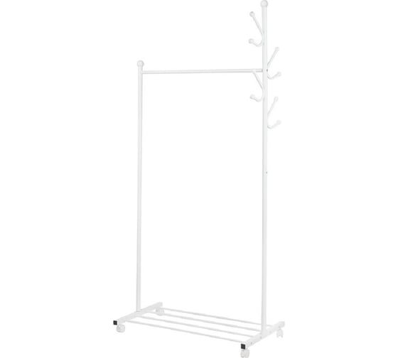 Изображение товара Вешалка напольная с перекладиной Рыжий кот 8 крючков 108728