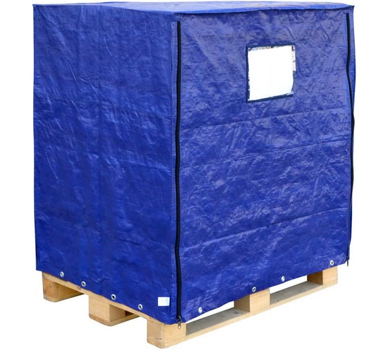 Изображение товара Защитный тент на паллету МИТЕК 1,25х0,85х1,05 (Тарпаулин 180) 23-00007224