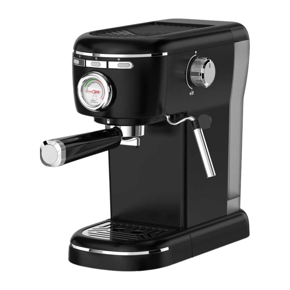 Изображение товара Кофемашина Geniard GA-CM3201AY для эспрессо и капучино черная 1400 Вт