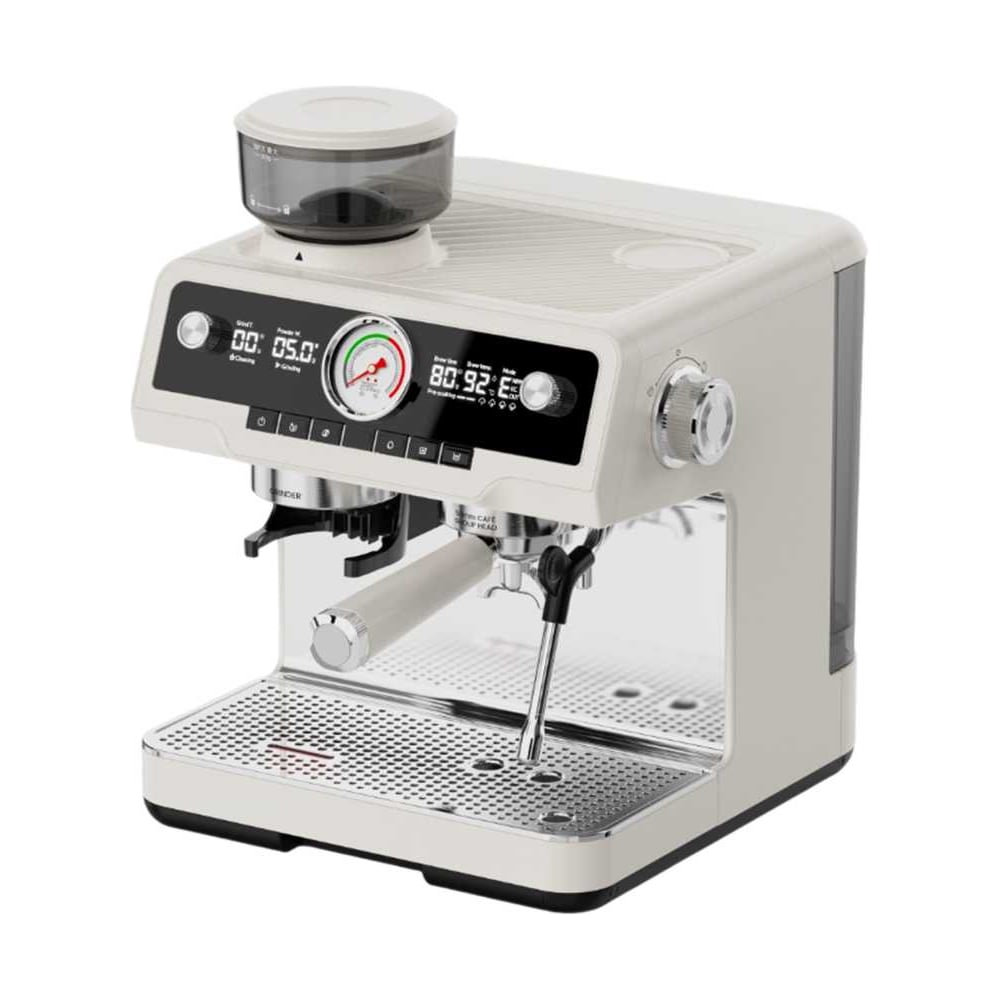 Изображение товара Кофемашина Geniard GA-CM9908AY с капучинатором 2950 Вт белая рожковая