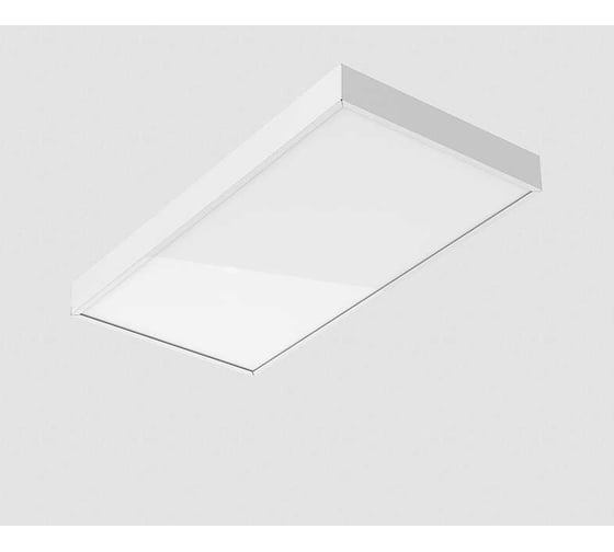 Изображение товара Люминесцентный светильник VARTON A370 2x14 офисный встраиваемый/накладной 595x295x50 мм IP20 с рассеивателем опал V1-A0-00370-20000-2028LUM