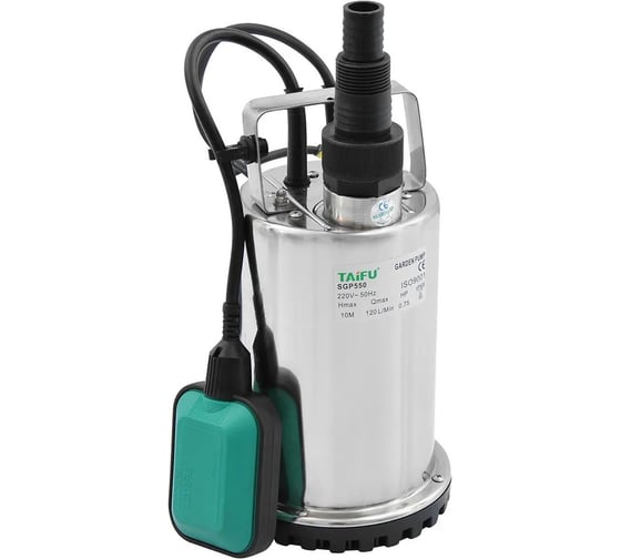 Изображение товара Дренажный насос TAIFU 120 литров в минуту, на 10 метров SMT SGP550