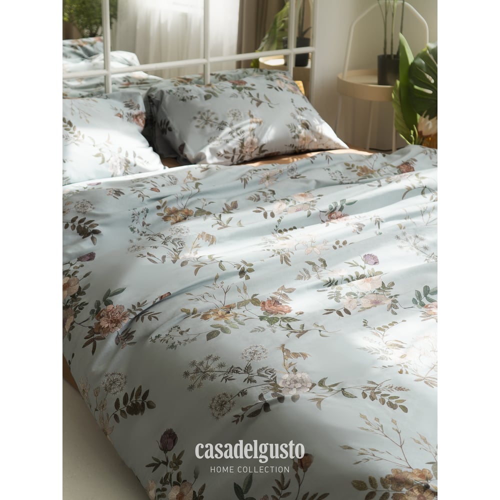 Изображение товара Комплект постельного белья CASADELGUSTO Colina de Moray евро сатин Premium 250 TC