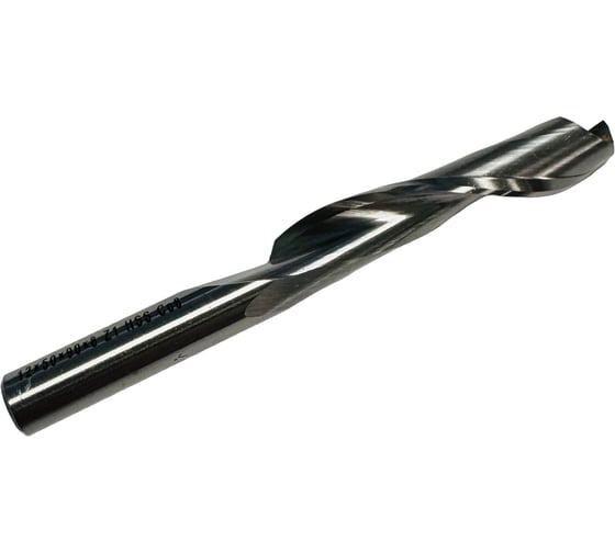 Изображение товара Фреза концевая спиральная по алюминию и ПВХ ООО Галифакс 12x50x90x8 мм, HSS, Z1, Co8 3012908
