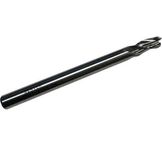 Изображение товара Фреза концевая спиральная по алюминию и ПВХ ООО Галифакс 8x20x100x8 мм, HSS, Z3, Co8 3820108