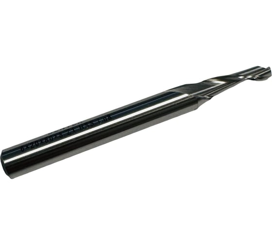 Изображение товара Фреза концевая спиральная по алюминию и ПВХ ООО Галифакс 6x20x80x8 мм, HSS, Z1, Co8 3620080