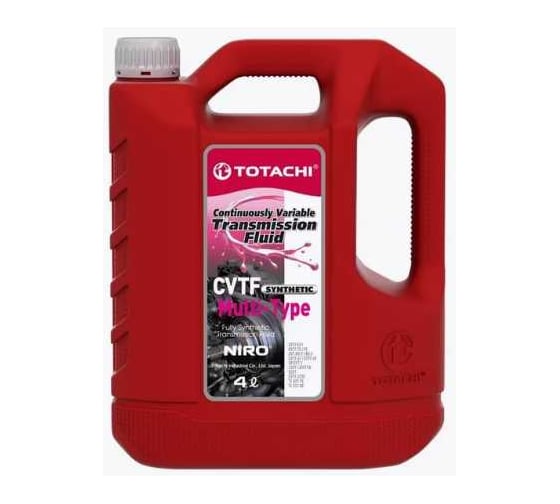 Изображение товара Жидкость для АКПП TOTACHI NIRO CVT FLUID MULTI-TYPE 4л (бесцветная) 22704