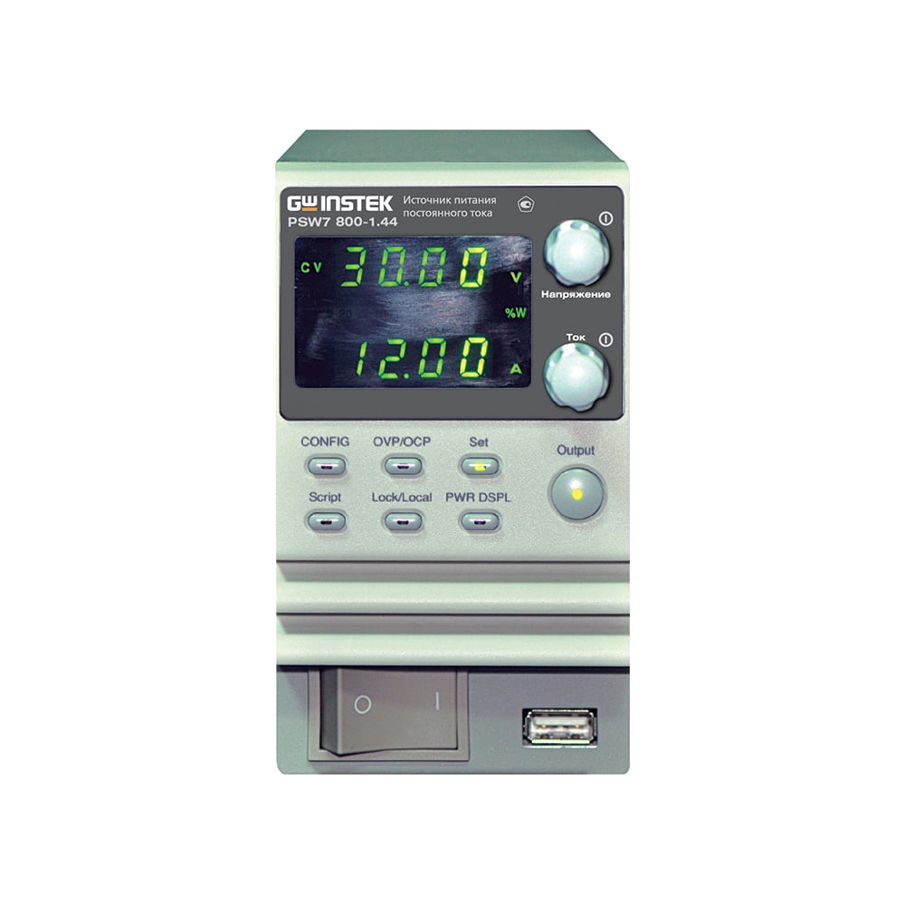 Изображение товара Источник питания GW Instek PSW7 800-1.44 настольный с защитой от короткого замыкания