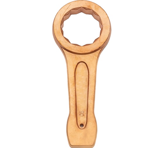 Изображение товара Ключ гаечный кольцевой ударный STALZAR омедненный, 90 мм OMSZ3310-90