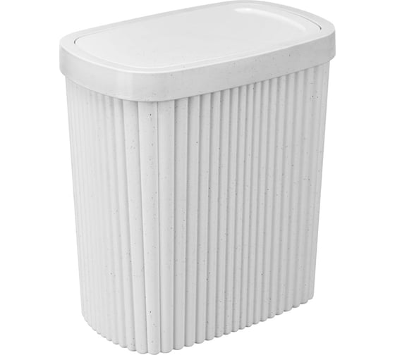 Изображение товара Настольный контейнер Econova VELVET 1.9 л, 160х100х172 мм, светло-серый флэк 435204438