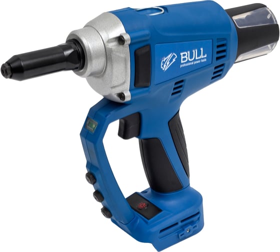 Изображение товара Аккумумуляторный заклепочный пистолет BULL CRG 1018 XLTpro SOLO, бесщеточный, 25 мм, 10000 Н 1304593