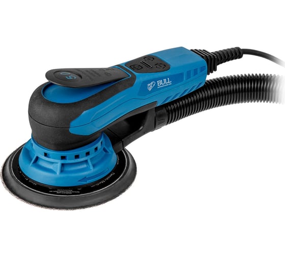 Изображение товара Эксцентриковая шлифмашина BULL OS 1550 E, бесщеточная, 150 мм, 350 Вт, 4000-10000 об/мин 1304557