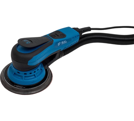 Изображение товара Эксцентриковая шлифмашина BULL OS 1550 E, бесщеточная, 150 мм, 350 Вт, 4000-10000 об/мин 1304557