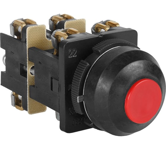 Изображение товара Выключатель кнопочный КЕ 082-У2-исп.1-КЭАЗ ( красный) 10 шт 222870