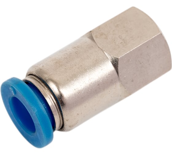 Изображение товара Пневмофитинг цанговый прямой с внутренней резьбой HIMPT PCF 6-М10х1.5 00-00010049