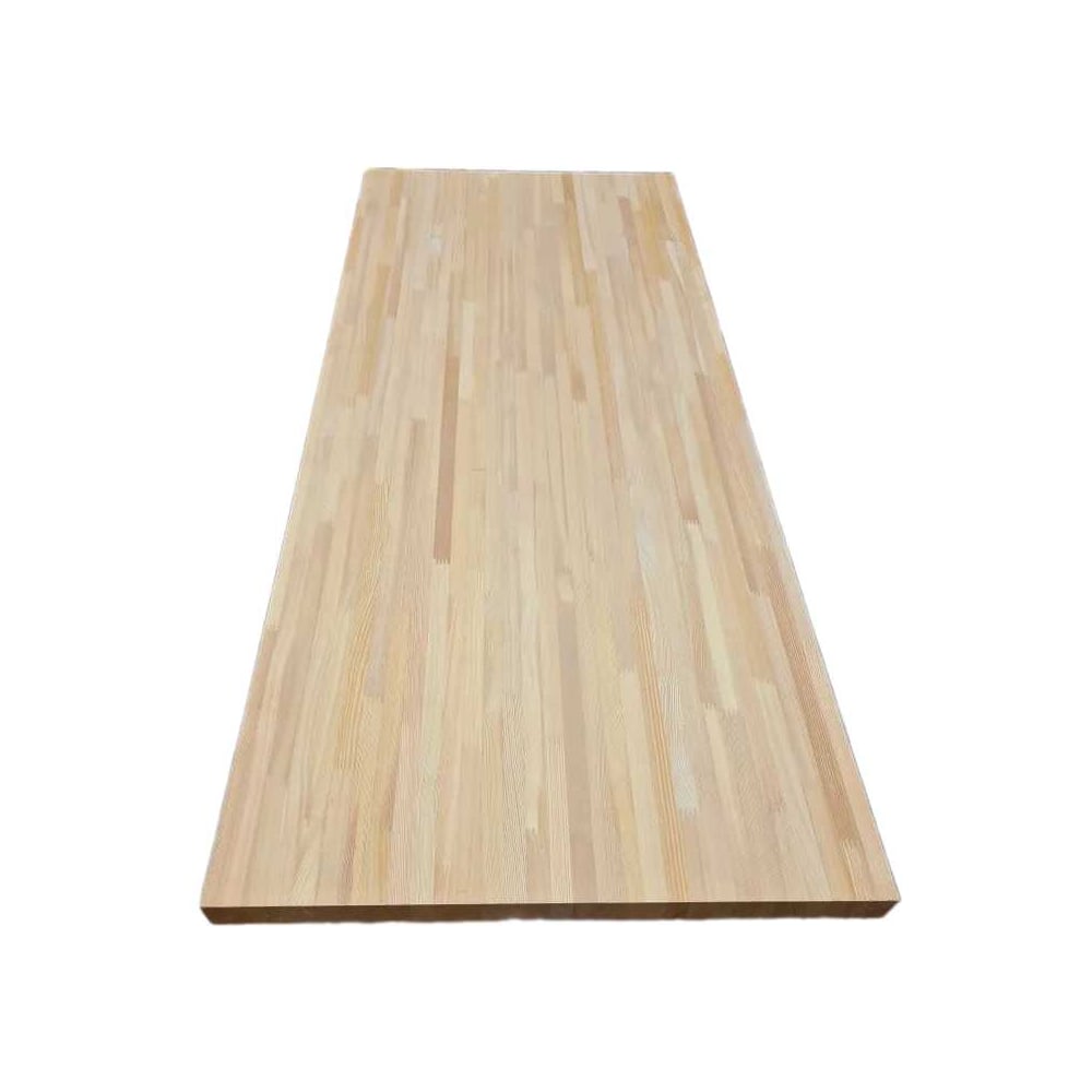 Изображение товара Мебельный щит из дерева лиственница бежевый 1200х200х18 мм с матовой поверхностью