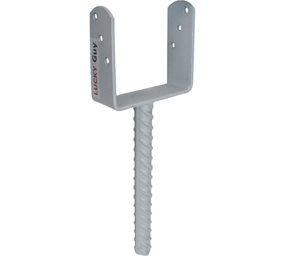 Изображение товара Основание колонны бруса LUCKY Guy на 100 мм, Н=200 мм, д=20 мм 400 06 100100 40 20200 3Г