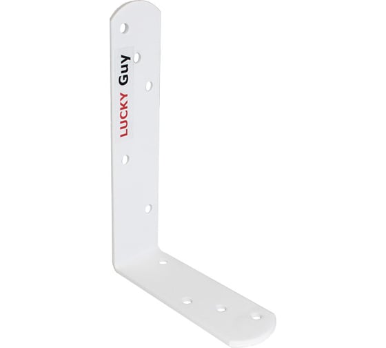Изображение товара Крепежный уголок LUCKY Guy 120х180х40х5,0 мм, цвет - белый 103 02 180 0