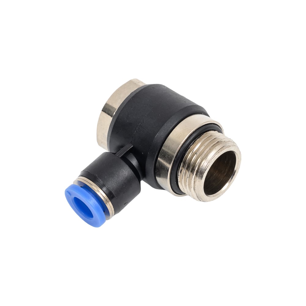 Изображение товара Пневмофитинг L-образный с наружной резьбой G3/8 от HIMPT