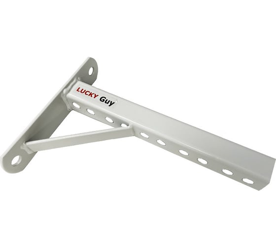 Изображение товара Консольный кронштейн LUCKY Guy с опорой L=250 мм, окрашенный RAL 7035 100 04 250 1