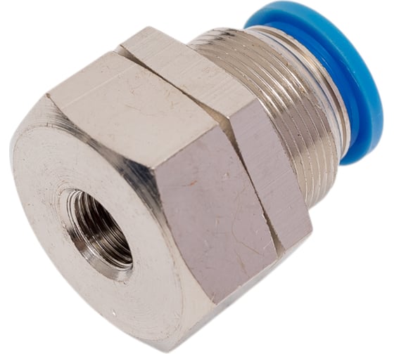 Изображение товара Пневмофитинг цанговый прямой с внутренней резьбой PMF 12-01 (R1/8) HIMPT 00-00017813