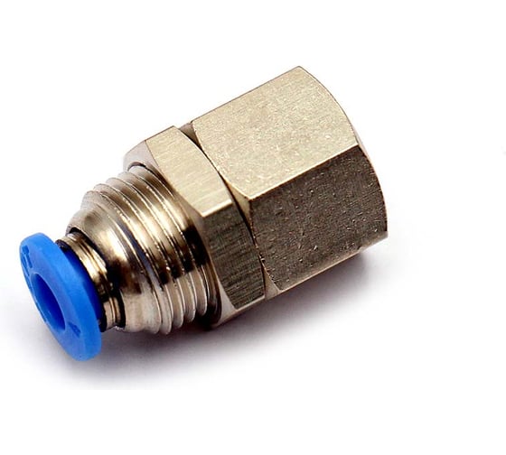 Изображение товара Пневмофитинг цанговый прямой с внутренней резьбой PMF 06-02 (R1/4") HIMPT 00-00017803