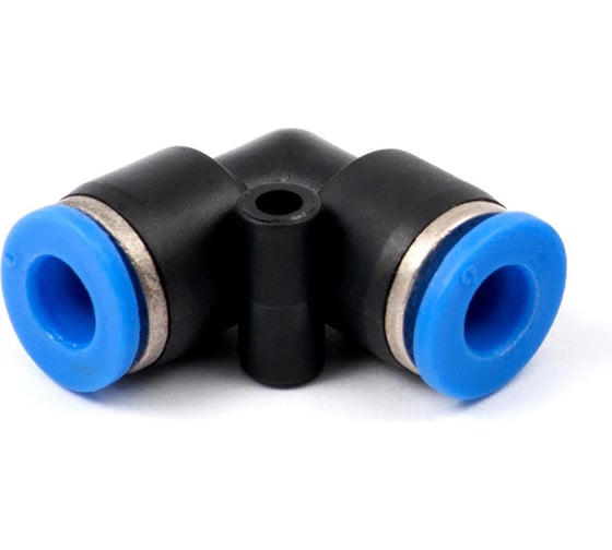 Изображение товара Фитинг пневматический цанговый пластиковый Г-образный PUL 10 HIMPT 00028007929