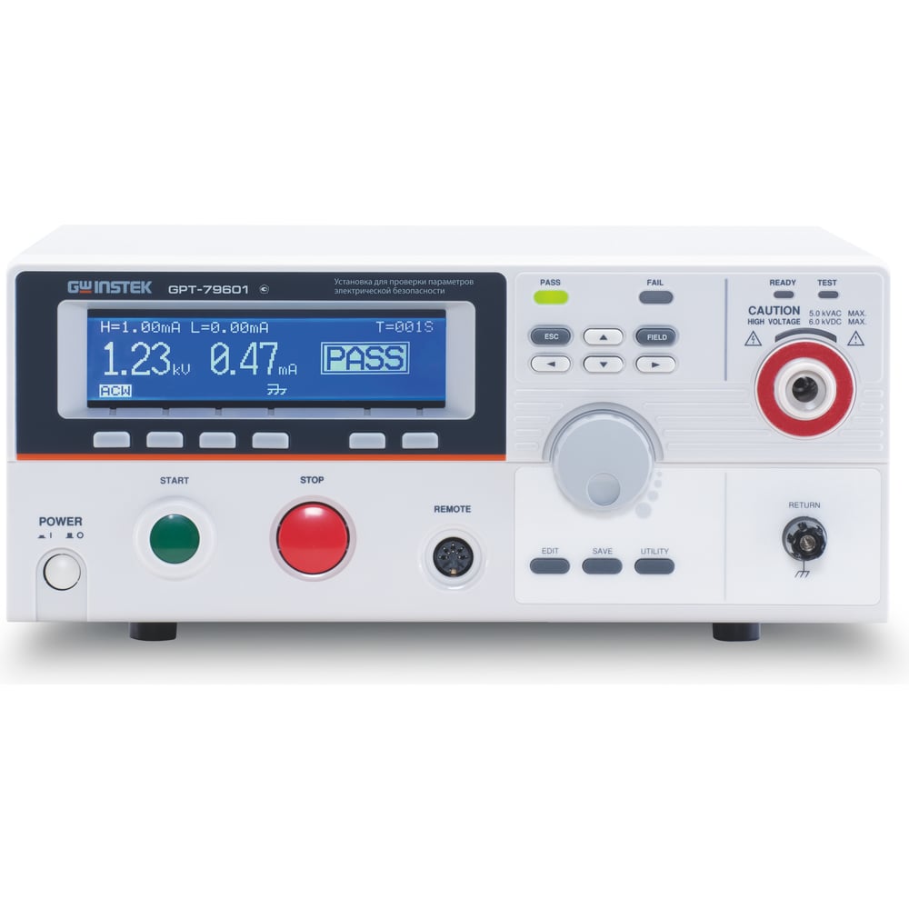 Установка для проверки параметров электрической безопасности GW Instek GPT-79601