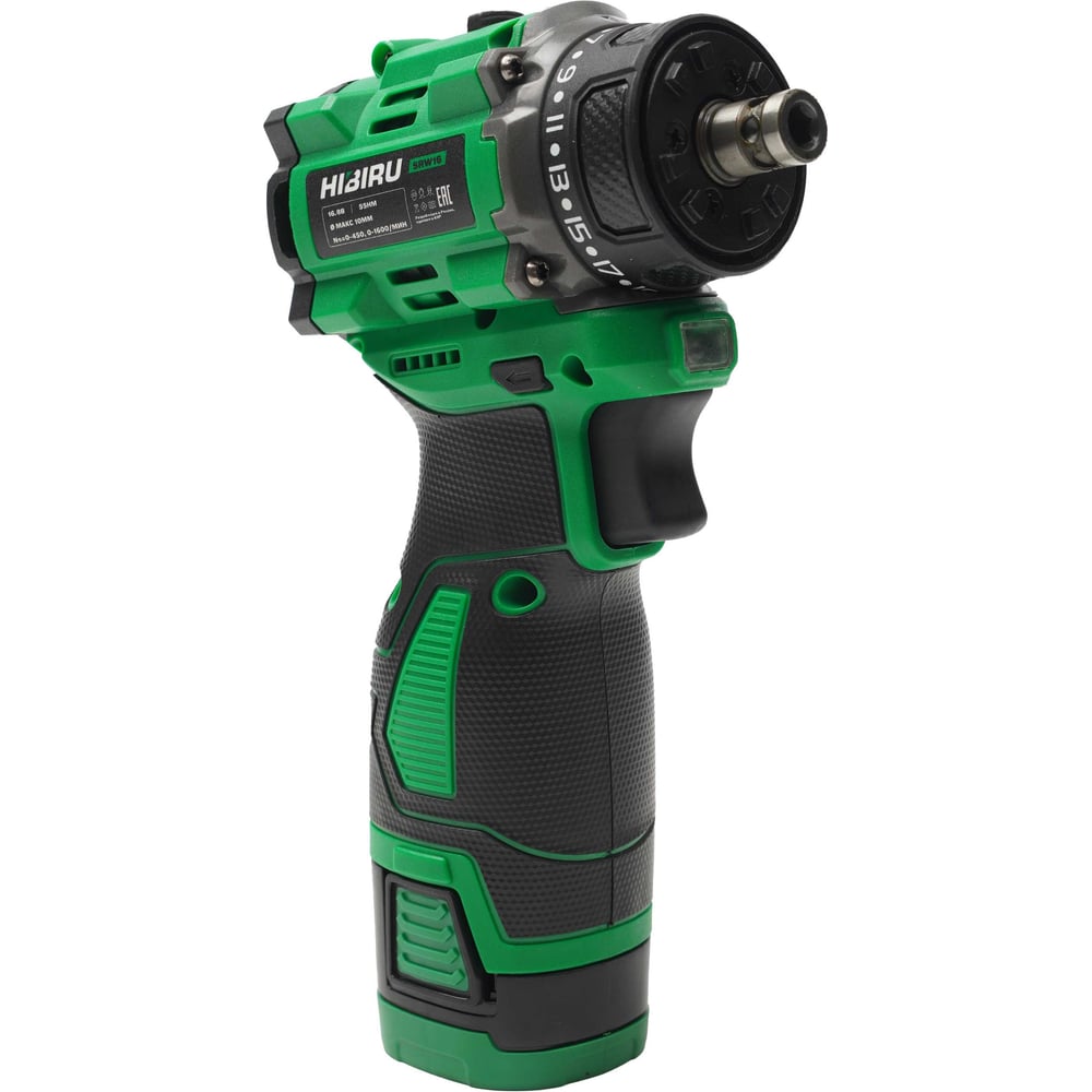 Изображение товара Шуруповерт HIBIRU 16.8 В 55 Нм 2 АКБ профессиональный