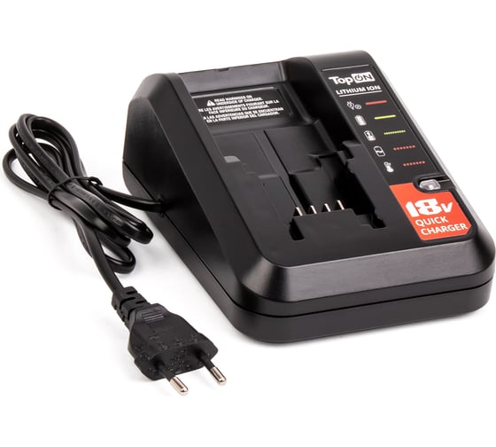 Изображение товара Зарядное устройство для аккумуляторов Black&Decker BDC1A-QW 18V TopOn TOP-BD2A