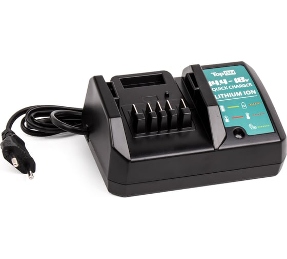 Изображение товара Зарядное устройство для аккумуляторов Makita DC18WA 196645-1 14.4V-18V TopOn TOP-DC18WA