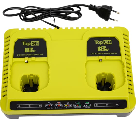 Изображение товара Зарядное устройство для аккумуляторов Ryobi RC18240 ONE+ 12V-18V TopOn TOP-RC18240
